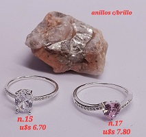 Anillos con micro brillo