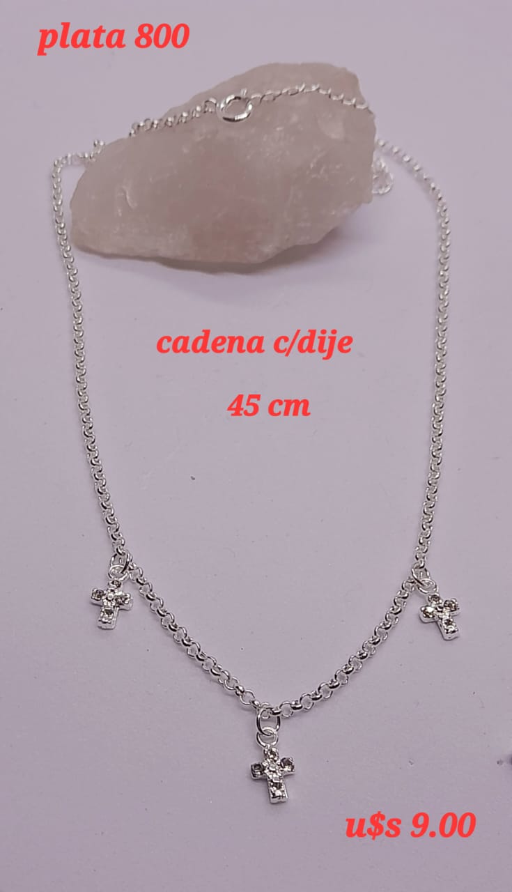 Chocker dije cruz plata 800