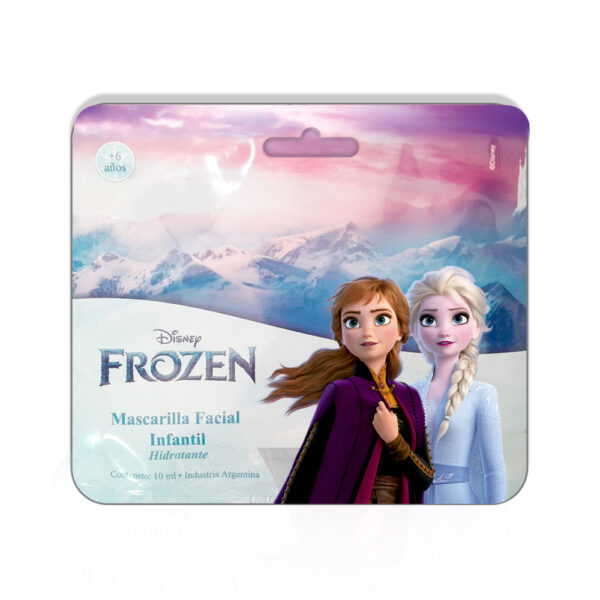 47672 – Mascarilla Facial Infantil Hidratante FROZEN exhibidor x 20 unidades