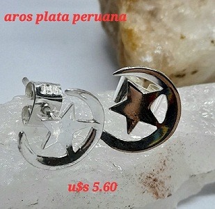 Aro estrella Peruano Plata 950