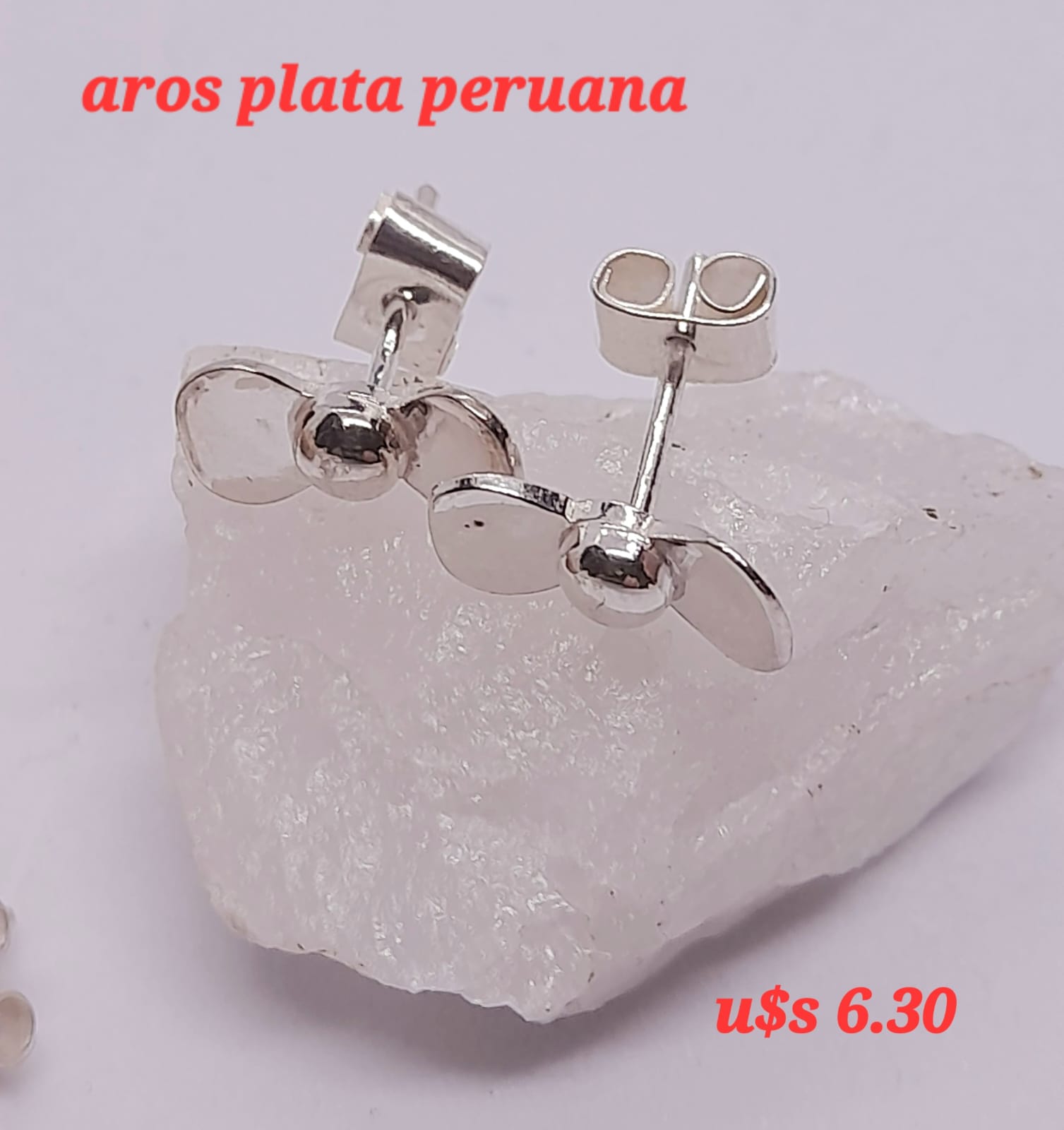 Aro Flor Plata Peruana 950