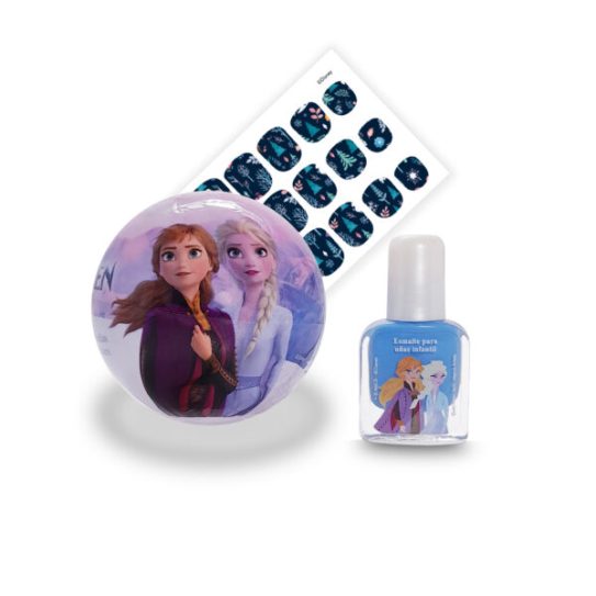 Bola con Esmaltes Sorpesa + Stickers DISNEY FROZEN