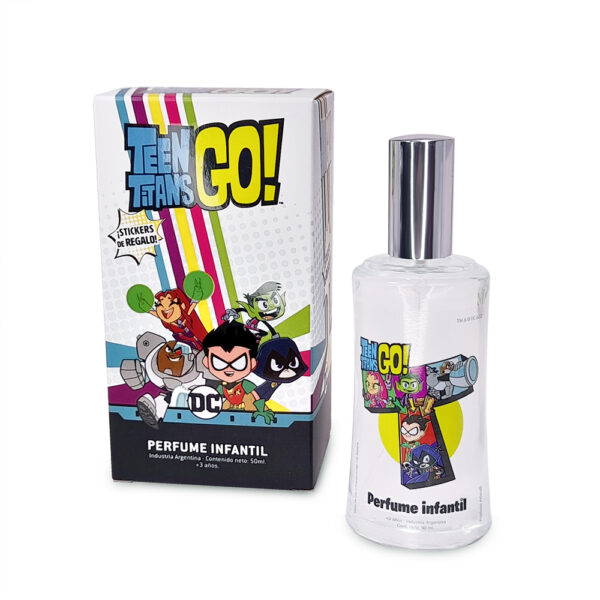 46750 – PERFUME INFANTIL TEENTITANS GO! x 50ml Con STICKERS