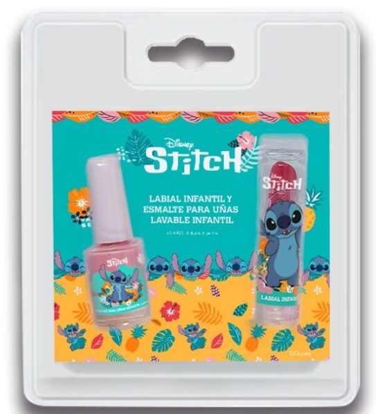 47658 – Set de esmalte + labial Stitch