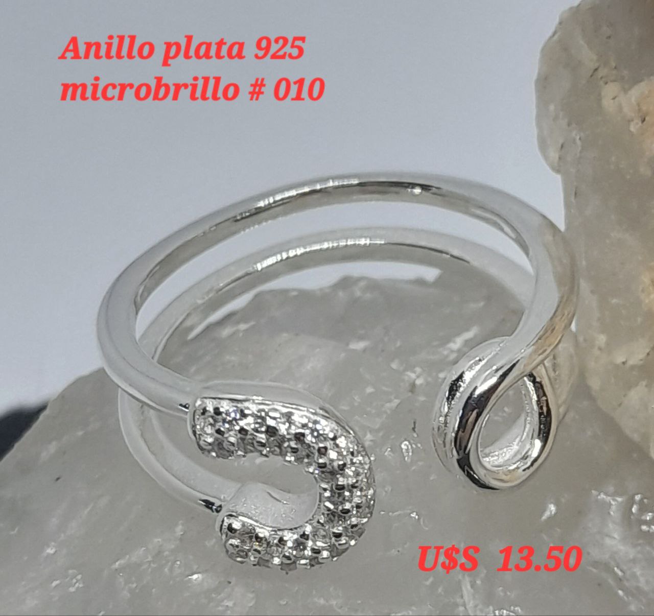 Anillo Plata #010