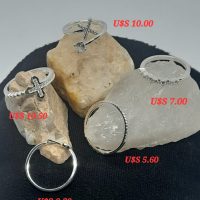 Anillos Plata 925 con microbrillo. El costo esta en función del modelo elegido. Valor según cotización dolar blue.