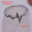 Anillo Plata 925# 008 Microbrillo Valor segun dólar blue