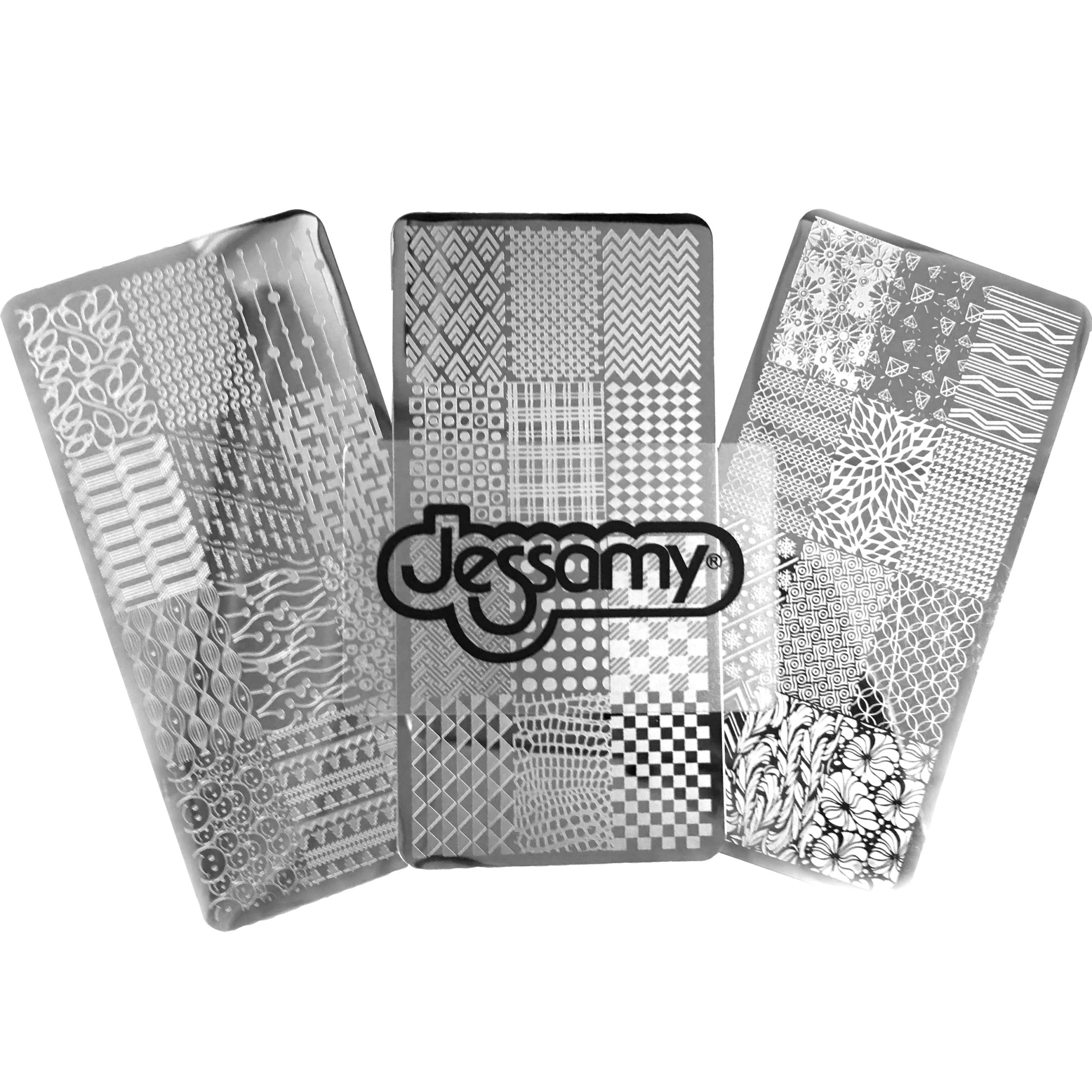 U77 Placa de Stamping + Scraper nail art Jessamy