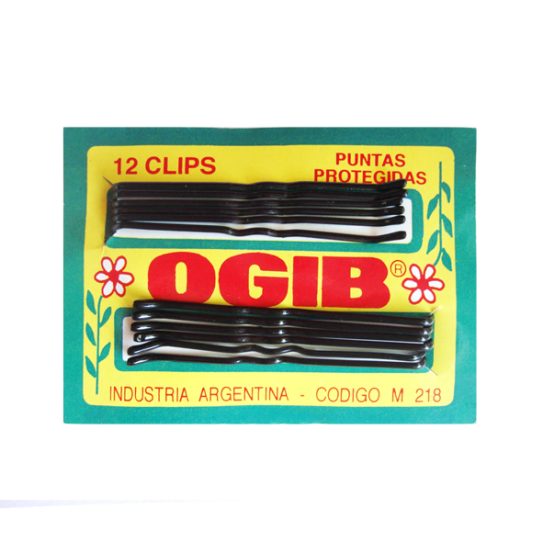 C184 Clips Ogib Largo p/p Negro JESSAMY