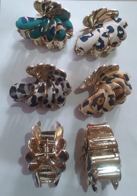 JZ3577 BROCHES ANIMAL PRINT X6