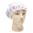 G187 Gorro de Ducha Floreado con Puntilla Jessamy