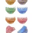 6852022357181 BROCHES MEDIANO JASPEADO PACK 6 UNID