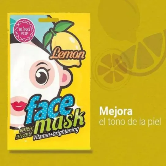 FACE MASK LEMON Vitamina +Iluminadora