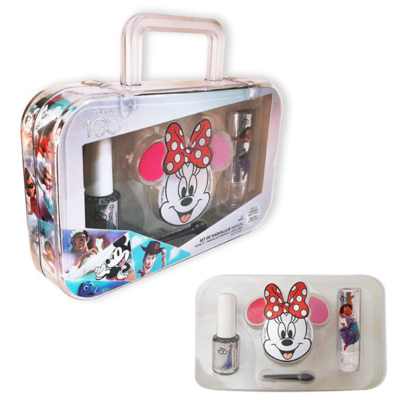 49690 – Set de Maquillaje Disney 100 en Valijita (Maquillaje + Esmalte + Labial)