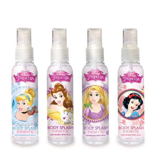 99246 Mini Body Splash Princesas x 90 ml x 12 un