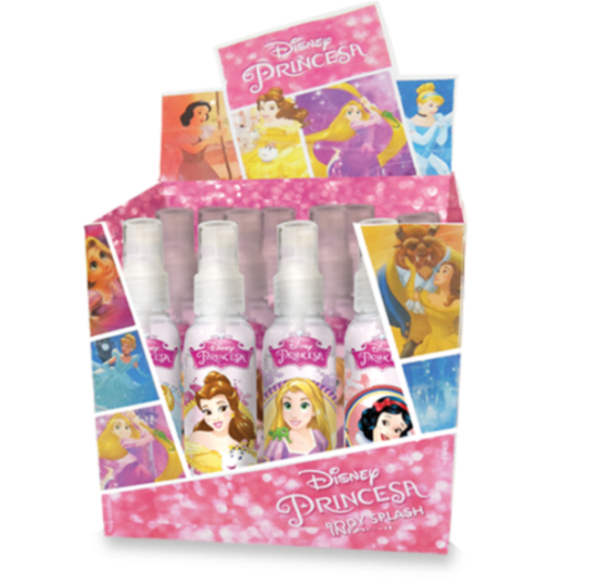 99246 Mini Body Splash Princesas x 90 ml x 12 un