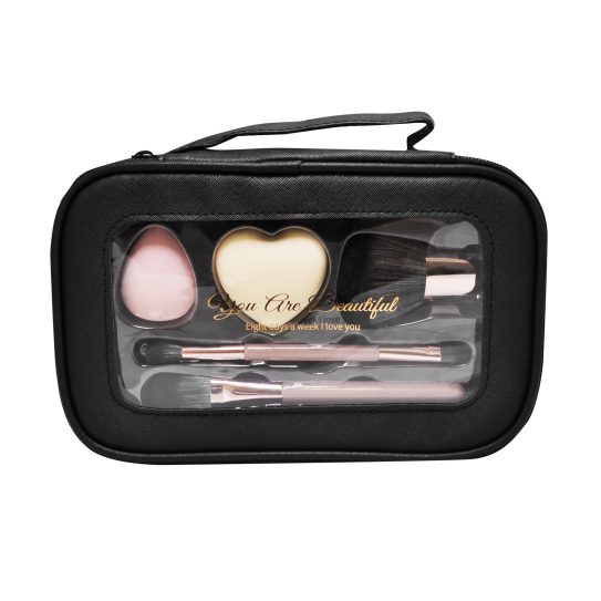 P3803 Set de Maquillaje Black x 5 accesorios Jessamy