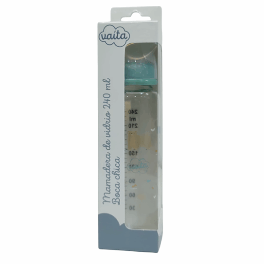 2023 Mamadera de vidrio bf x 240ml VAITA