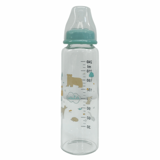 2023 Mamadera de vidrio bf x 240ml VAITA